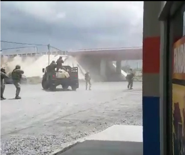 Graban balacera entre militares y sicarios en Tamaulipas