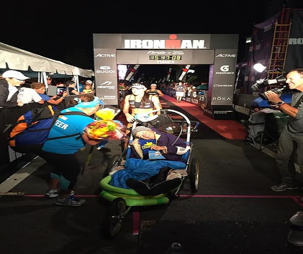 Kerry Gruson, la competidora cuadripléjica en el Ironman