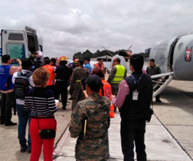 Llegan a México dos heridos más de Guatemala