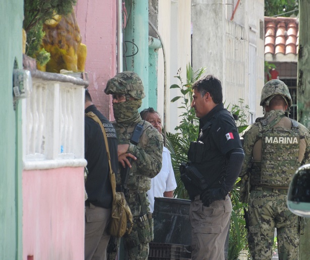 Cuatro detenidos tras cateo en narcocasa en Cozumel