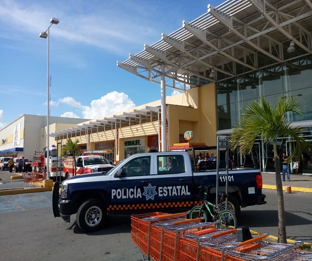 Se registra conato de incendio en Plaza Las Américas en Chetumal