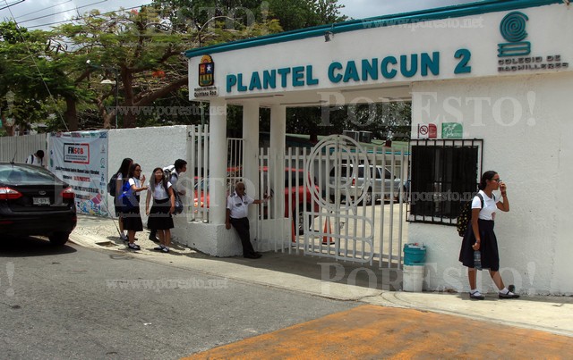 Sustazo por amenaza de tiroteo en Colegio de Bachilleres plantel 2 de Cancún