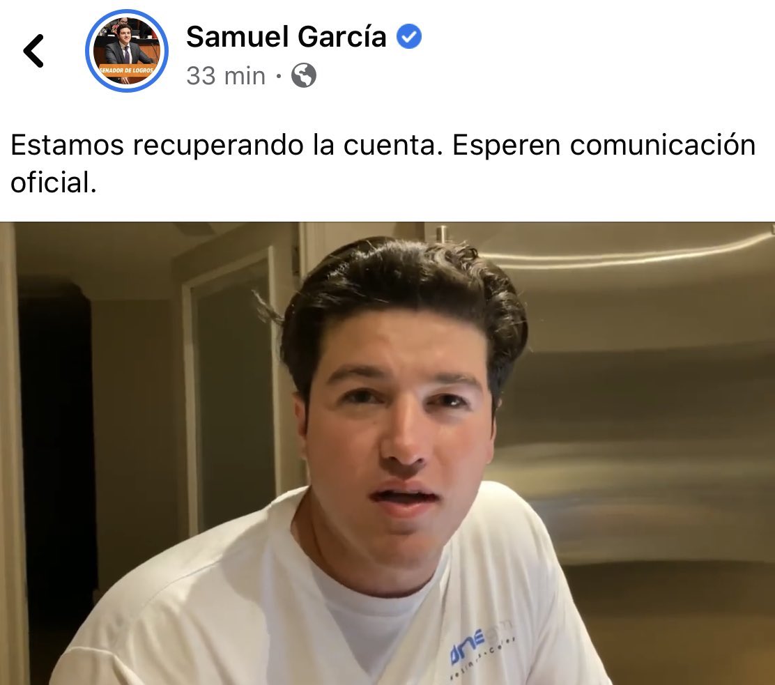 Video “Me hackearon” Samuel García sobre presunta renuncia a Movimiento Ciudadano