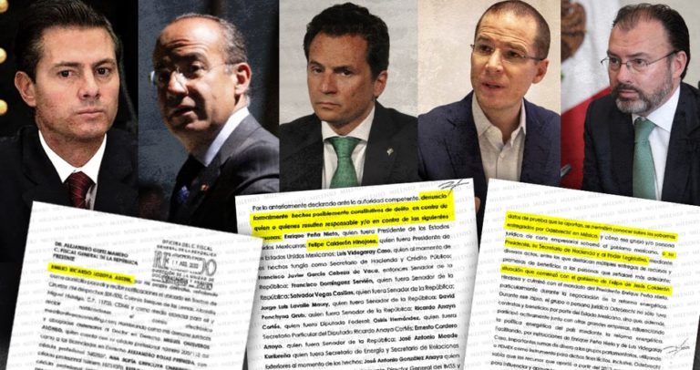 Esta es la denuncia completa de Lozoya contra Peña, Calderón y Salinas