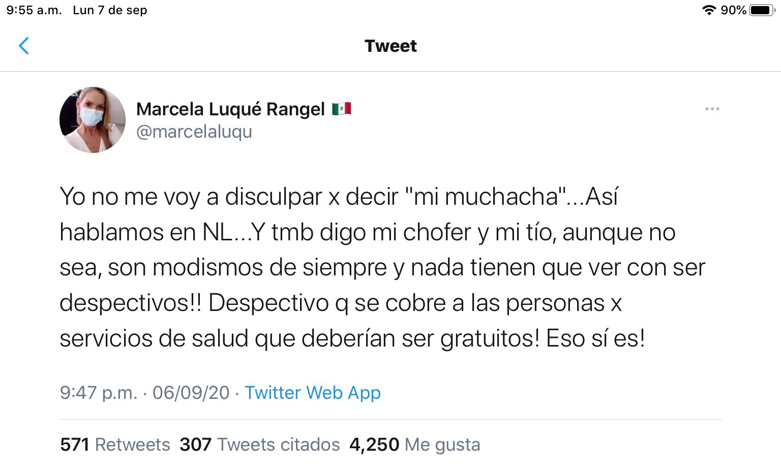 “Así hablamos en Nuevo León” Marcela Luqué responde por #LadyMiMuchacha