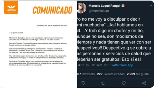 “Marcela Luqué Rangel no pertenece a Movimiento Ciudadano”