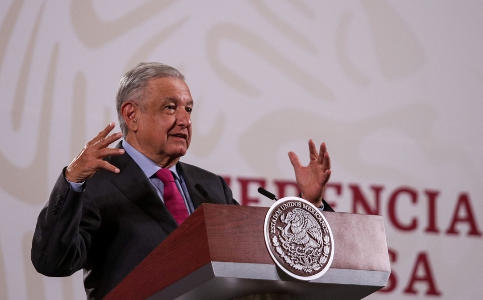 López Obrador en la conferencia matutina de septiembre