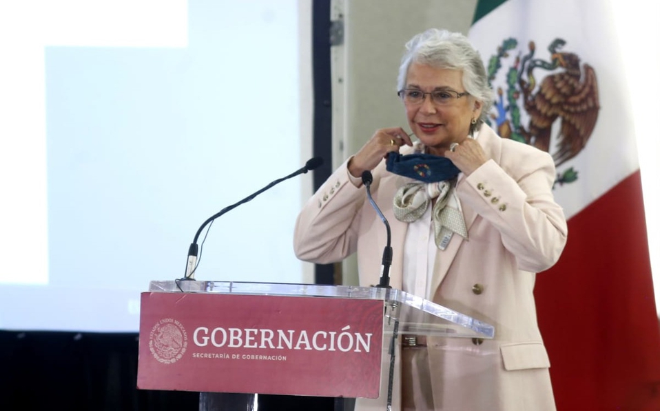 Olga Sánchez Cordero, secretaria de Gobernación