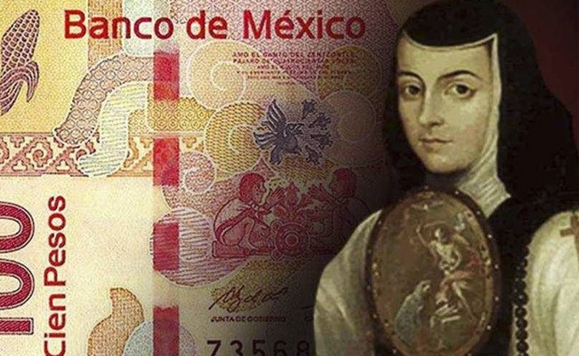 Billete de 100 pesos tendrá a Sor Juana Inés de la Cruz