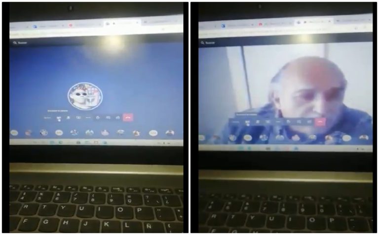 ‘Los pobres ya se quedaron’: profesor del CCH Sur exhibe a alumno por no tener cámara en su PC (video)