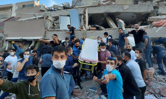 Sube a 62 cifra de muertos por terremoto en Turquía