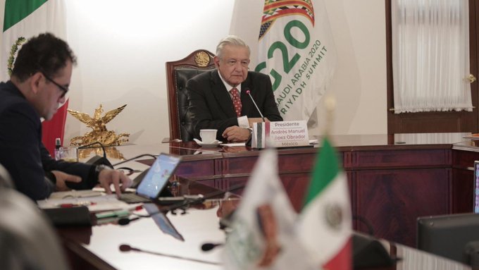 Obrador propone ante G20 eliminar monto de deuda a países más pobres