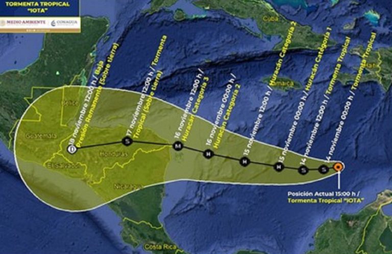 Se forma la tormenta “Iota”; evolucionaría a huracán