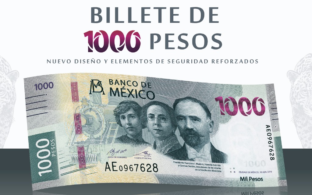 Video: Banxico presenta nuevo billete de mil pesos