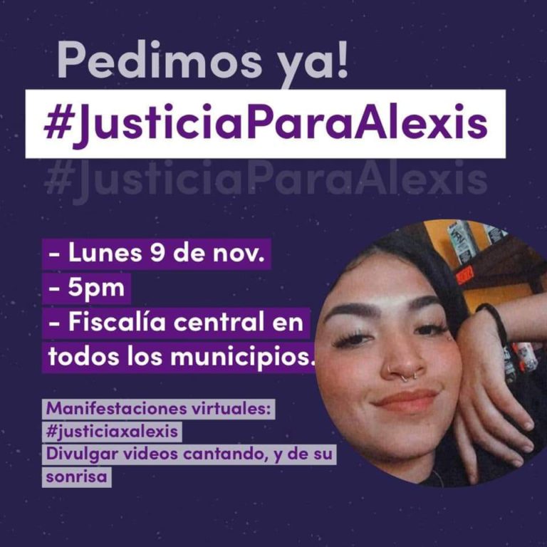 Piden colectivos justicia para Bianca Alexis