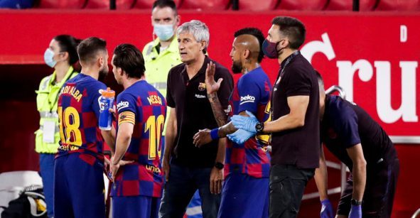Revelaron los detalles de la polémica pelea entre Lionel Messi y Quique Setién