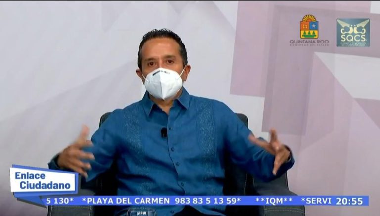 Carlos Joaquín hace llamado urgente a reforzar medidas sanitarias