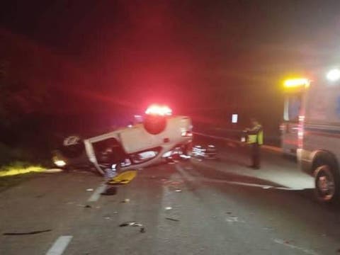 Accidente automovilístico en la Carretera Chetumal-Bacalar deja dos jovencitas muertas y tres heridos