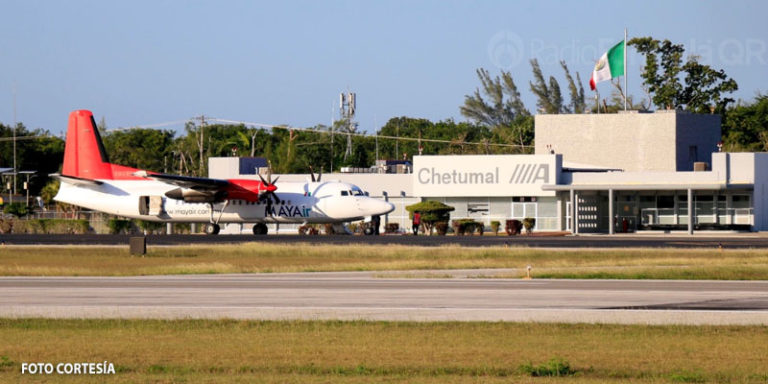 Aeropuerto de Chetumal logra mantener el flujo de pasajeros