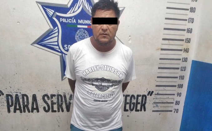 Detienen a un hombre por golpear a su esposa e hija en Playa del Carmen