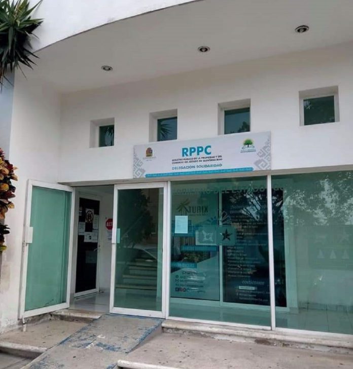 Catean el Registro Público de la Propiedad de Playa del Carmen | El Quintana Roo MX