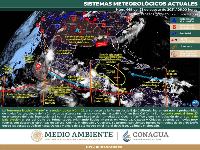 Zona de inestabilidad se encuentra a 5,615 de Quintana Roo: Protección Civil de Cancún