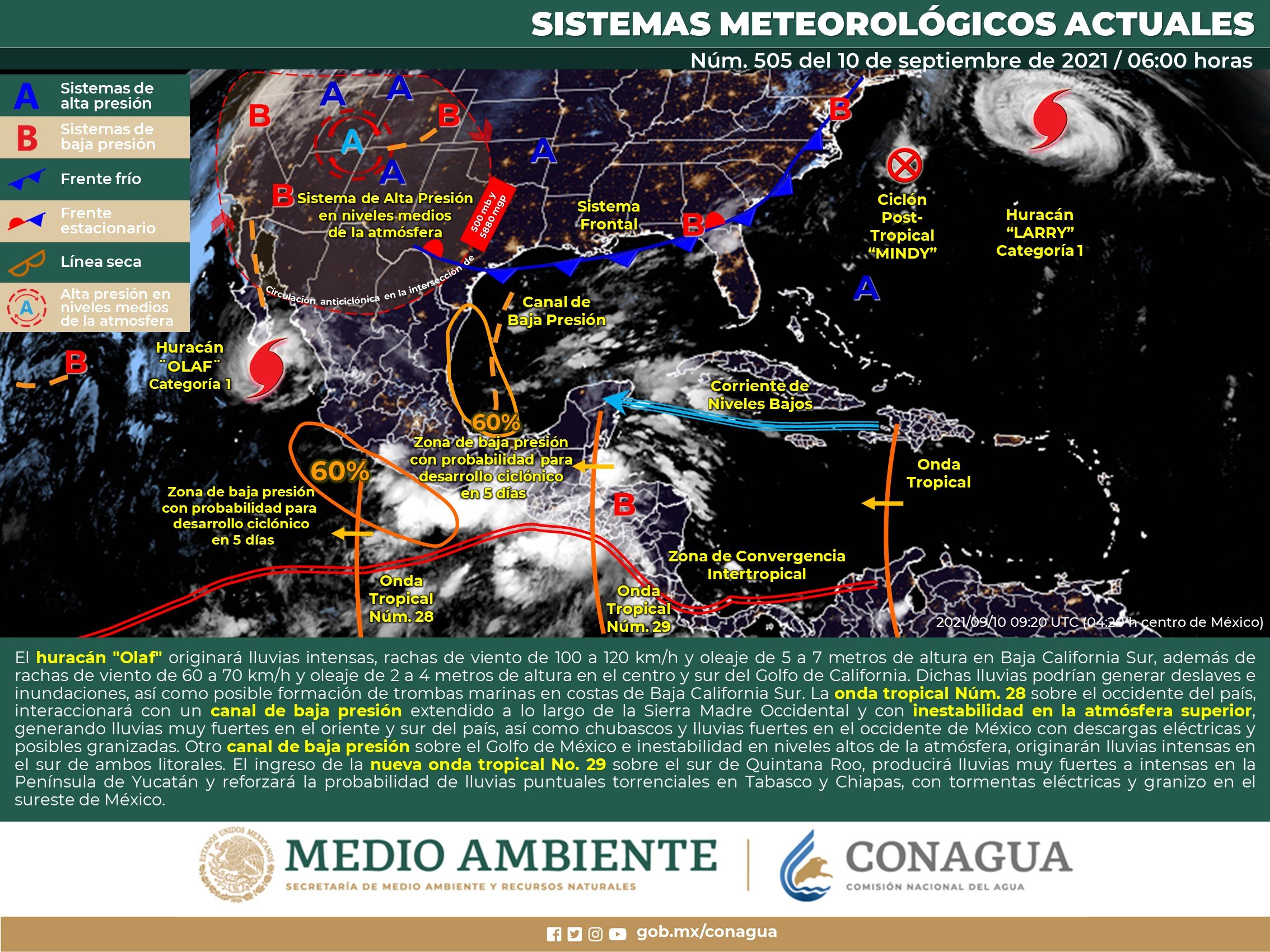 Clima en Quintana Roo: onda tropical No. 29 provocará lluvias en el Estado