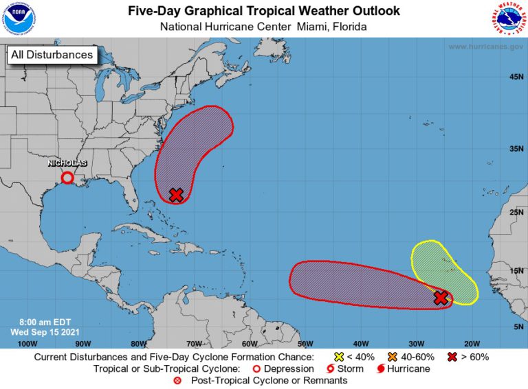 “Odette” seria el siguiente fenómeno ciclónico del Atlántico