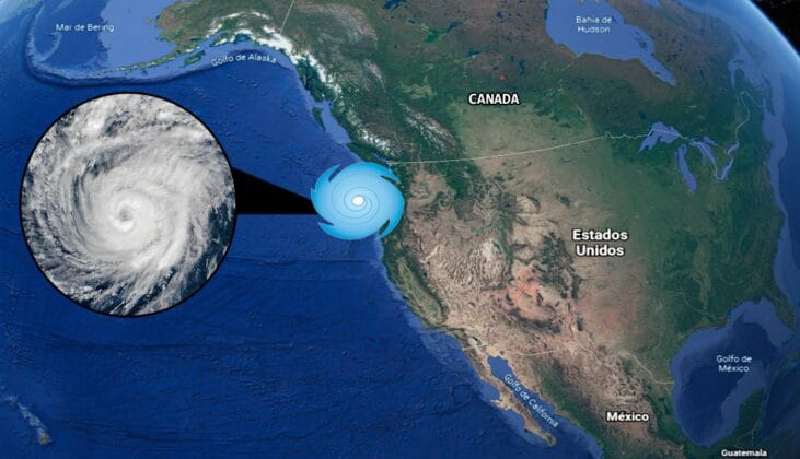 Una ‘bestia’ de ciclón bomba está a punto de golpear el noroeste de Estados Unidos y el oeste de Canadá