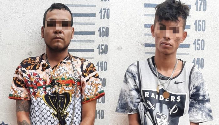 Detienen a dos hombres con drogas y un arma corta en Playa del Carmen