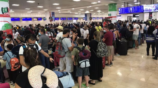 Reportan 544 operaciones para este día en el Aeropuerto de Cancún