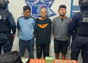 Detienen-a-tres-sujetos-con-42-dosis-de-drogas-en-Playa-del-Carmen