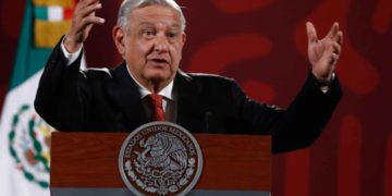 EUM20220608POL04.JPG
CIUDAD DE MÉXICO, Presidency/Presidencia/AMLO.- Este miércoles 8 de junio de 2022, en conferencia matutina desde Palacio Nacional, Andrés Manuel López Obrador, presidente de México. Foto: Agencia EL UNIVERSAL/Diego Simón Sánchez/RDB.