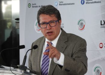 CIUDAD DE MÉXICO, 22FEBRERO2022.- Ricardo Monreal, presidente de la JUCOPO, durante una conferencia de prensa en el Patio del Federalismo.
FOTO: GRACIELA LÓPEZ /CUARTOSCURO.COM