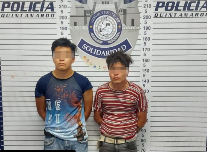 Detienen a dos sujetos que pretendían cobrar "derecho de piso" en Playa del Carmen