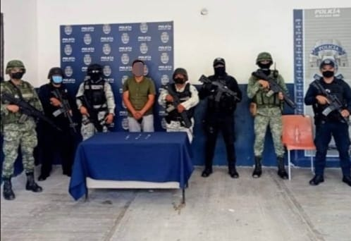 Detienen al presunto líder del grupo delictivo Colombiano en Chetumal