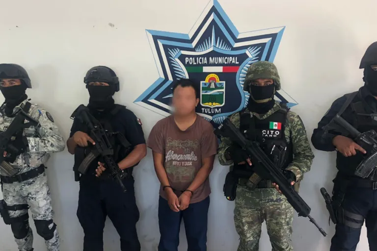 Detienen a un presunto narcomenudista en Playa del Carmen