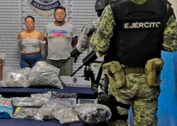 Detienen a una pareja con varias dosis de droga en Playa del Carmen