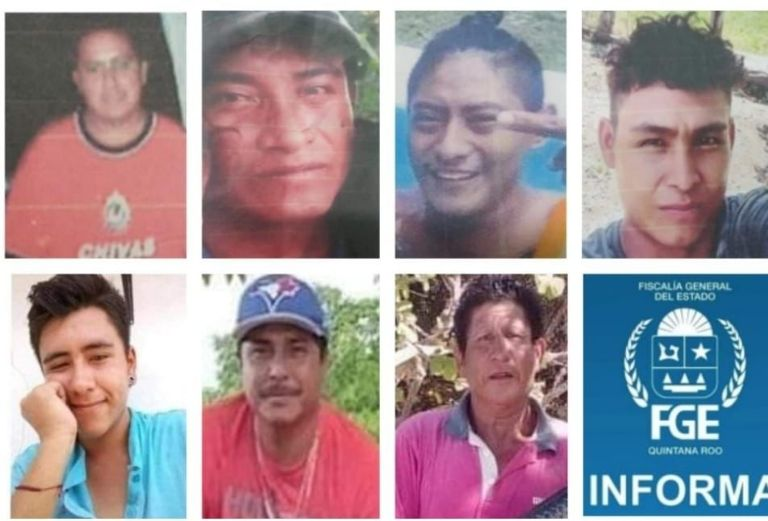 FGE identificó a los ocho cuerpos encontrados sin vida en Chikindzonot como los desaparecidos en Xcalak
