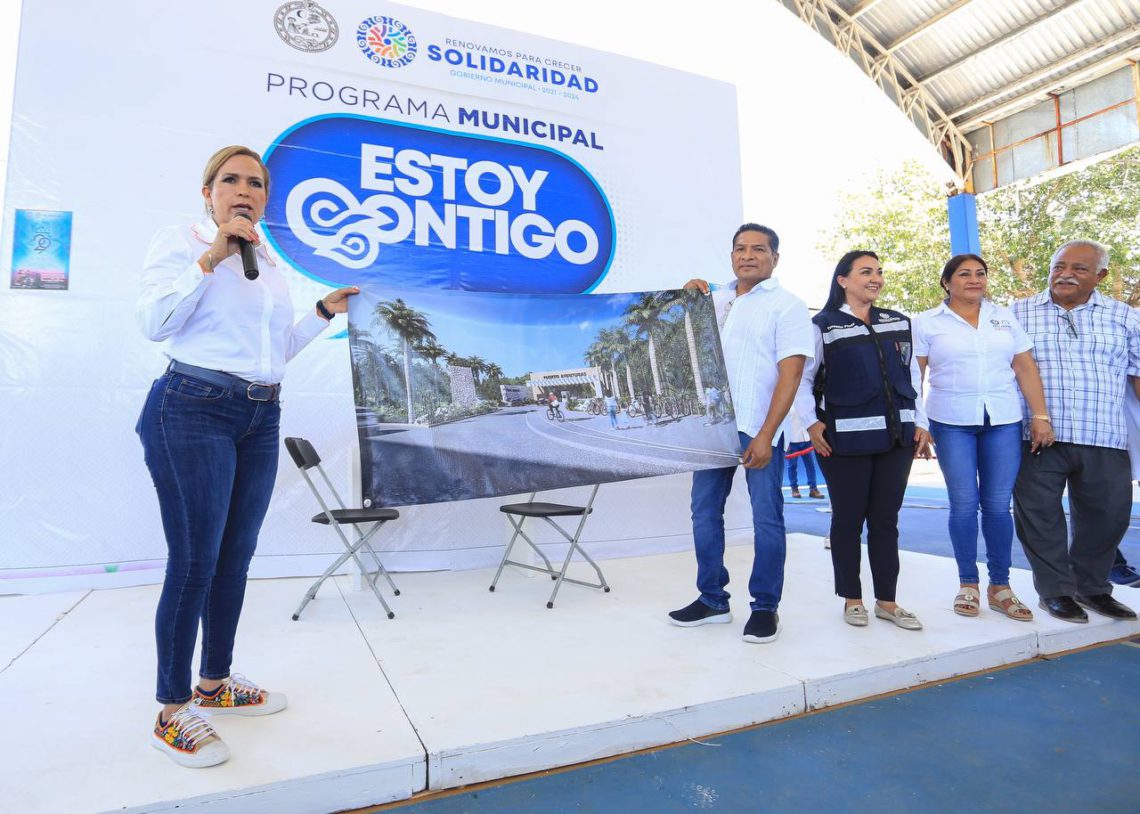 Lili Campos anuncia la modernización de los accesos de Puerto Aventuras