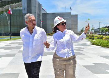 Infraestructura de la refinería Olmeca estuvo terminada en un plazo record de dos años: Rocío Nahle