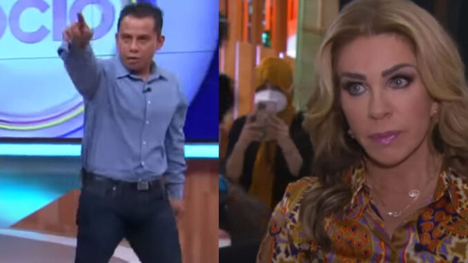 Amenazan a Rocío Sánchez Azuara durante programa en vivo