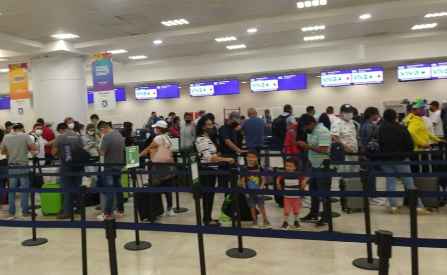 Aeropuerto de Cancún inicia la semana con más de 500 operaciones