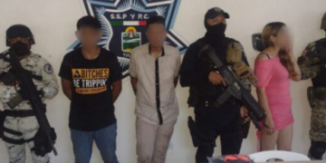 Aseguran a tres presuntos narcomenudistas en la Zona Costera de Tulum
