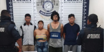 Detienen a cuatro personas con varias dosis de droga en Playa del Carmen