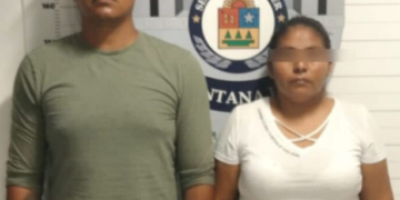 Detienen a pareja relacionada a robo de motocicletas en la SM 220 de Cancún