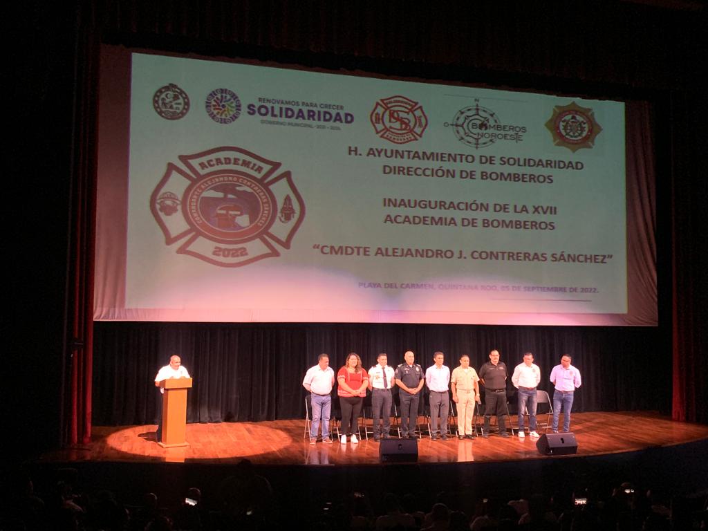 Lili Campos Inauguró la XVII Academia de Bomberos “Alejandro Contreras Sánchez” en Solidaridad