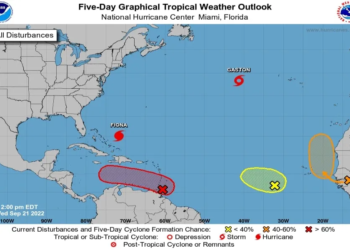 Onda tropical del Caribe presenta la probabilidad de convertirse en una depresión tropical: COEPROC