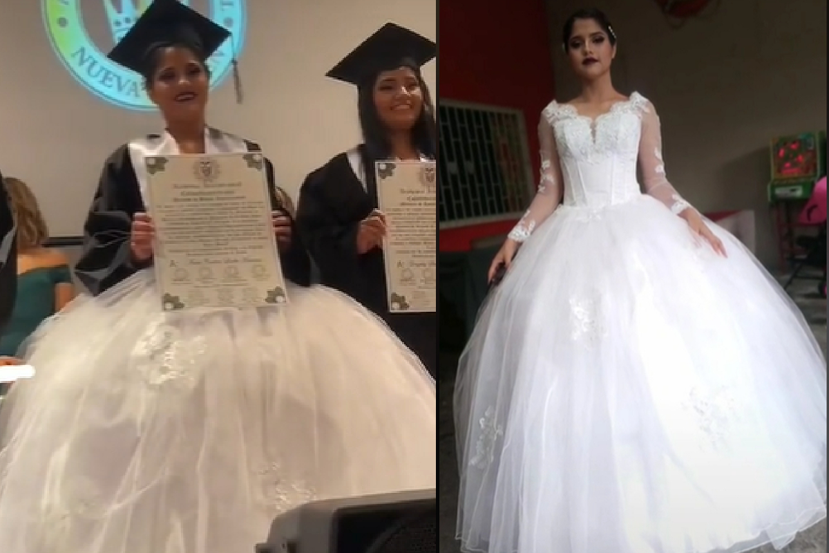 Joven Se Gradúa Con Vestido De Xv Años Y Se Vuelve Viral El Quintana Roo Mx 7539