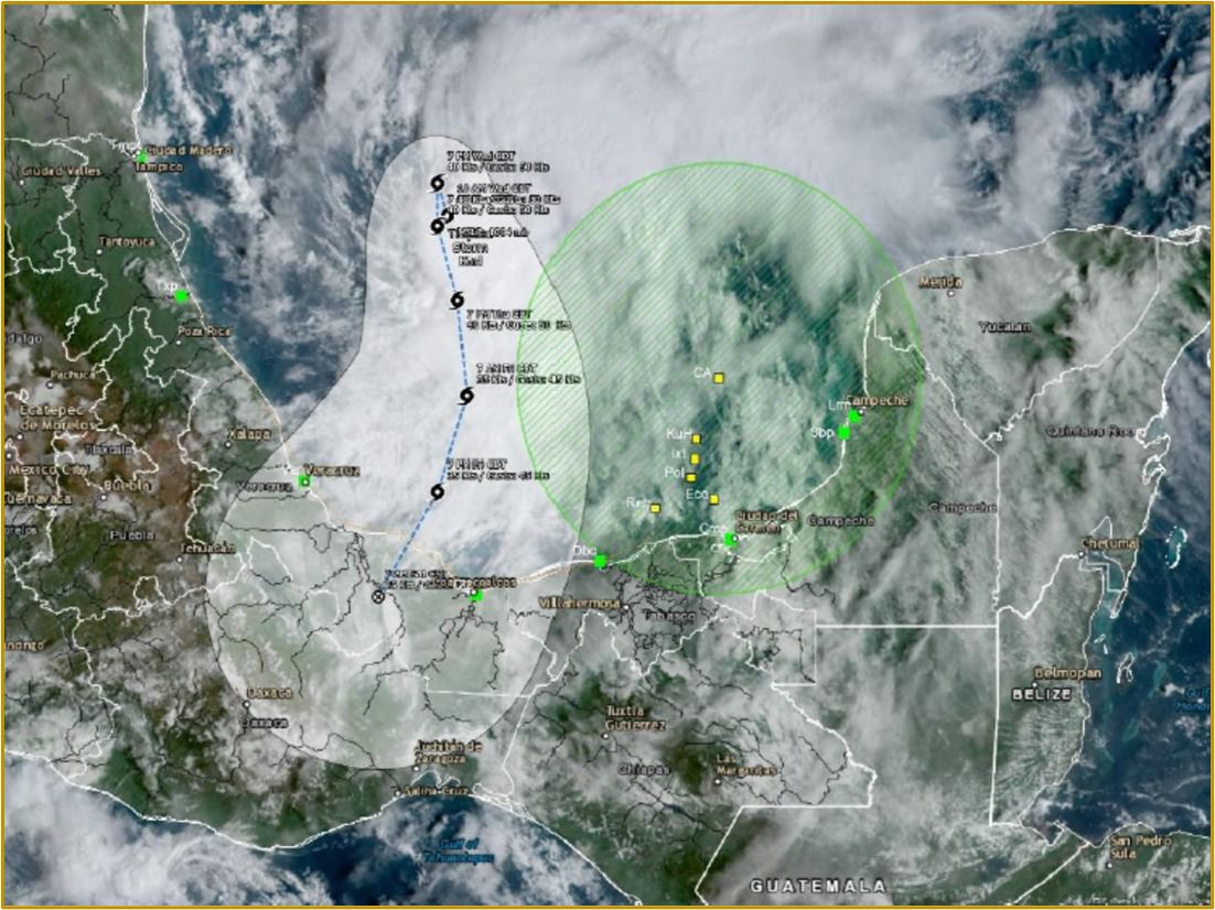 Vigila-PEMEX-evolución-de-la-tormenta-tropical-Karl-en-el-Golfo-de-México